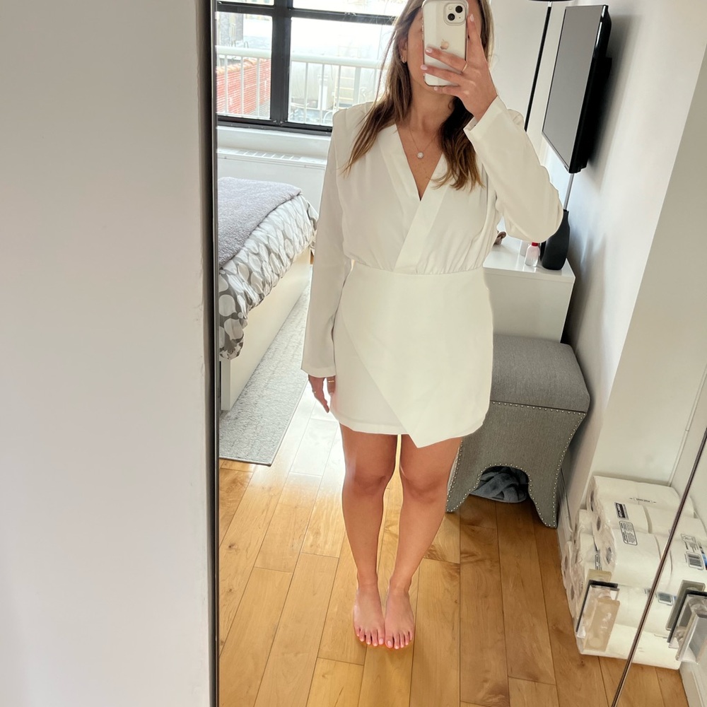 Amanda Uprichard White Mini Dress